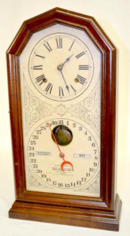 Ithaca No. 11 Octagon Calendar Clock — Antique Clocks Price Guide