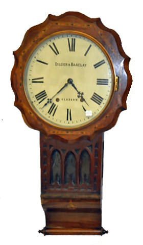 Dilger & Barclay Glasgow Wall Clock — Antique Clocks Price Guide