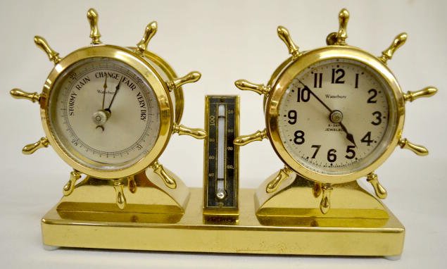 Waterbury "Commodore" Ship's Clock — Antique Clocks Price Guide