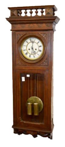 Art Nouveau 2 Wt. Vienna Regulator Clock — Antique Clocks Price Guide