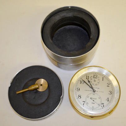 Hamilton Ships Chronometer Circa 1941 Clock — Antique Clocks Price Guide