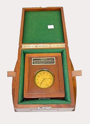 Hamilton Mod 22 21 Jewel Ship's Chronometer — Antique Clocks Price Guide