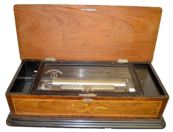 Swiss Cylinder Music Box - 13" Multi-tune — Antique Clocks Price Guide