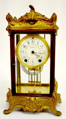 Seth Thomas "Empire Noll" Crystal Regulator Clock — Antique Clocks Price Guide