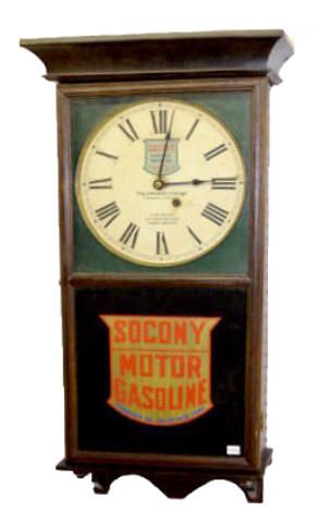 ST Gasoline Advertising Store Regulator Clock — Antique Clocks Price Guide