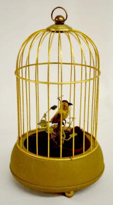 Animated Musical Bird in Cage — Antique Clocks Price Guide