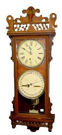 Waterbury Calendar No. 32 Wall Clock — Antique Clocks Price Guide