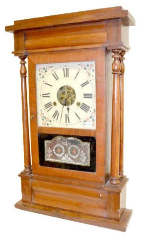 Bloomer & Sperry 2 Weight Shelf Clock — Antique Clocks Price Guide