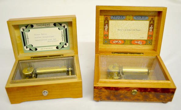 Thorens & Reuge Mini Music Boxes — Antique Clocks Price Guide
