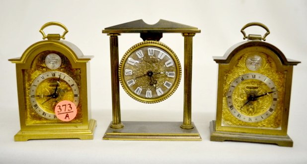 3 Miniature Swiss Dresser Clocks — Antique Clocks Price Guide