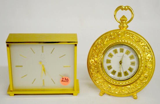 Bulova & Phinney Walker Dresser Clocks — Antique Clocks Price Guide