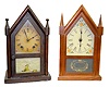 Gilbert & Seth Thomas Miniature Gothic Clocks