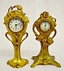 2 Key Wind Novelty Clocks, Roses & Cherries