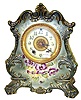 Waterbury "Parlor 21" China Cased Clock