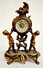 New Haven Double Cherub Novelty Clock