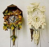 2 German Carved Cuckoo Clocks