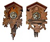 2 AS IS German Cuckoo Clocks