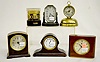 6 Vintage Small Dresser Clocks