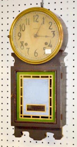 E. Ingraham Antique Wall Clock — Antique Clocks Price Guide
