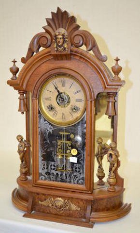 Ansonia Oak ÓTriumphÒ Parlor Clock — Antique Clocks Price Guide