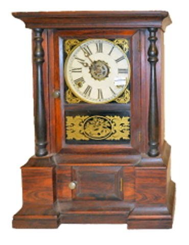 Atkins T&S Rosewood Shelf Clock — Antique Clocks Price Guide