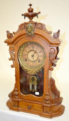 Ansonia ÓMonarchÒ Walnut Shelf Clock — Antique Clocks Price Guide