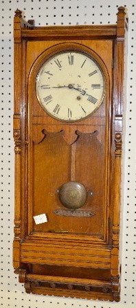 Seth Thomas Queen Anne Wall Clock — Antique Clocks Price Guide