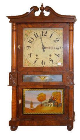 F.M. Roberts Wood Works Triple Decker Clock — Antique Clocks Price Guide