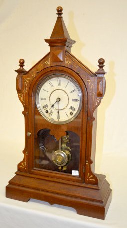 Seth Thomas ÓLafayetteÒ Walnut Shelf Clock — Antique Clocks Price Guide
