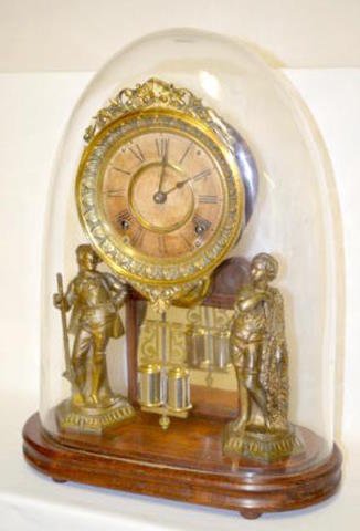 Ansonia Crystal Palace Clock, Fisher & Hunter — Antique Clocks Price Guide