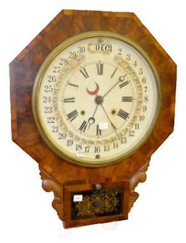 Gilbert Maranville Calendar Clock — Antique Clocks Price Guide