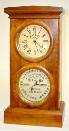 Southern Calendar Clock Co. Double Dial Clock — Antique Clocks Price Guide