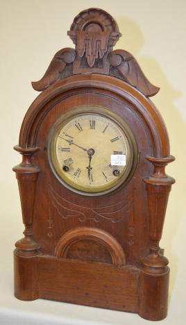 Time & Strike Mousehole Shelf Clock — Antique Clocks Price Guide