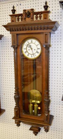 Gustav Becker 2-Weight Wall Clock — Antique Clocks Price Guide