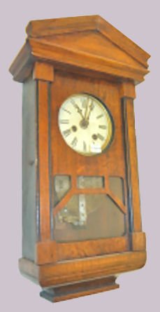 German Disc Music Box Alarm Clock — Antique Clocks Price Guide