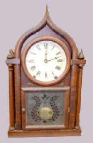 Brewster & Ingraham Onion Top Shelf Clock — Antique Clocks Price Guide