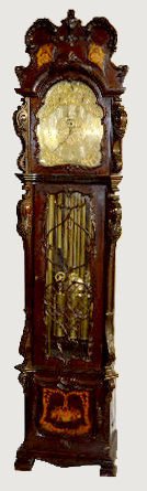 Fancy 8ÕT JJ Elliot Tall Case Clock — Antique Clocks Price Guide