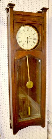 E. Howard & Co. Mission Oak Wall Regulator Clock — Antique Clocks Price Guide