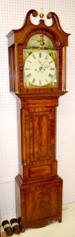 English T&S 8 Day Tall Case Clock — Antique Clocks Price Guide