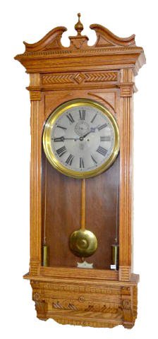 Waterbury No. 17 Oak Wall Clock — Antique Clocks Price Guide