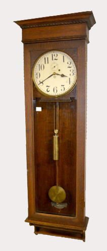New Haven Oak One-Weight Wall Clock — Antique Clocks Price Guide