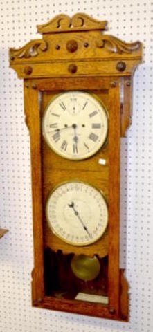 Oak New Haven 30-Day Calendar Clock — Antique Clocks Price Guide