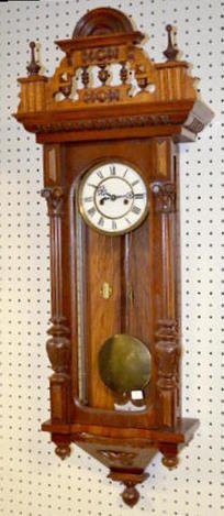 2 Weight Vienna Regulator Wall Clock — Antique Clocks Price Guide