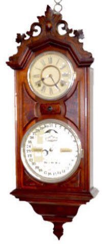 Ithaca Double Dial Calendar Clock — Antique Clocks Price Guide