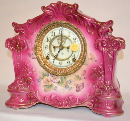 Ansonia Random China Clock — Antique Clocks Price Guide