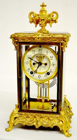 Ansonia ÒCrownÓ Crystal Regulator — Antique Clocks Price Guide
