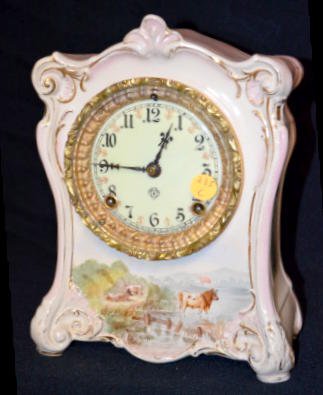 Ansonia Royal Bonn La Cumbre China Clock — Antique Clocks Price Guide