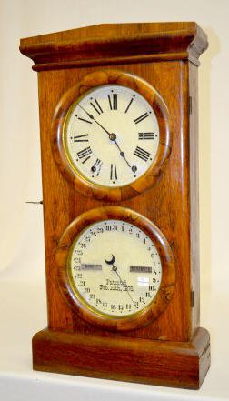 Seth Thomas Double Dial T&S Clock — Antique Clocks Price Guide
