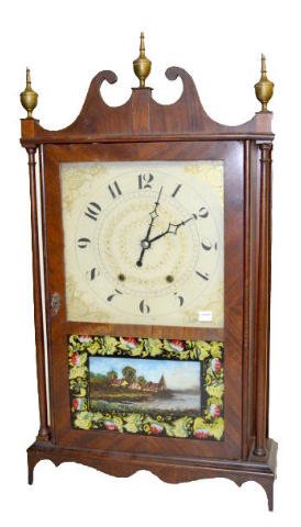 Wadsworth, Lounsburg & Turner Pillar & Scroll Clock — Antique Clocks Price Guide