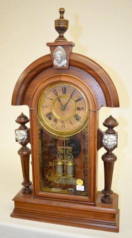 Ansonia Oak ÓKingÒ Shelf Clock — Antique Clocks Price Guide
